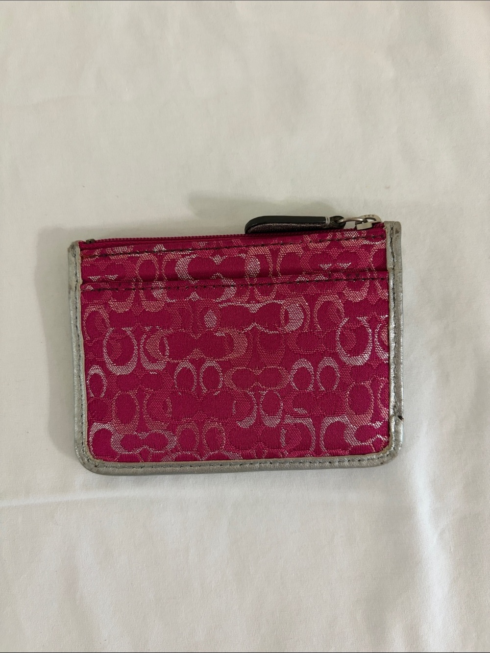 Coach Pink Metallic Coin Purse - Picture 7 of 7